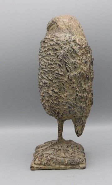 barbara de clercq  konijnenuil brons  hoogte x 13x12 cm. e.  1950 0    155