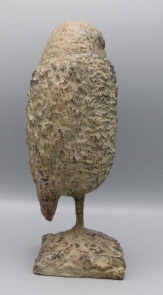 barbara de clercq  konijnenuil brons  hoogte x 13x12 cm. e.  1950 0  157