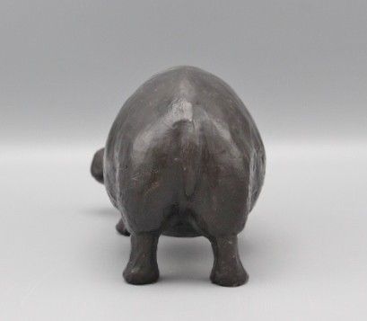 nijlpaardje  brons x10x21 cm.     1100 00     171