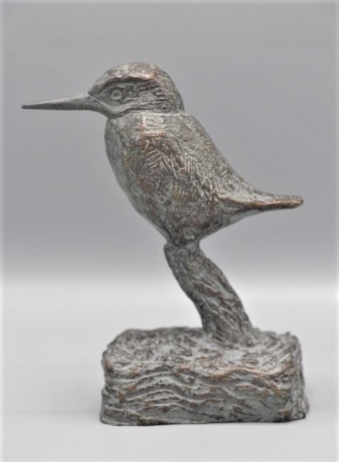 barbara de clercq ijsvogel op takje  brons x7x13 cm. e. 750 00  1 1893