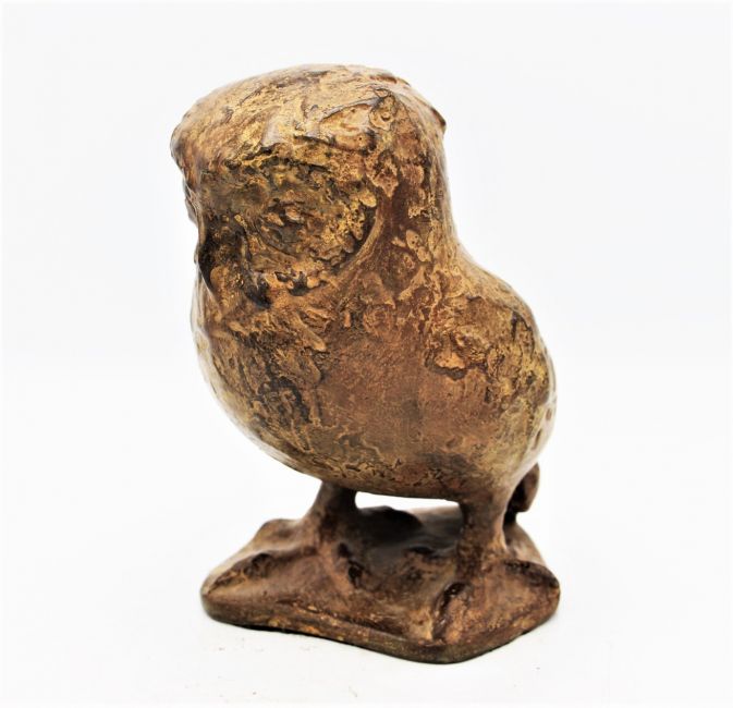 monica  panthaleon  jonge uil  brons x12x18 cm. 1500 00 1 2798