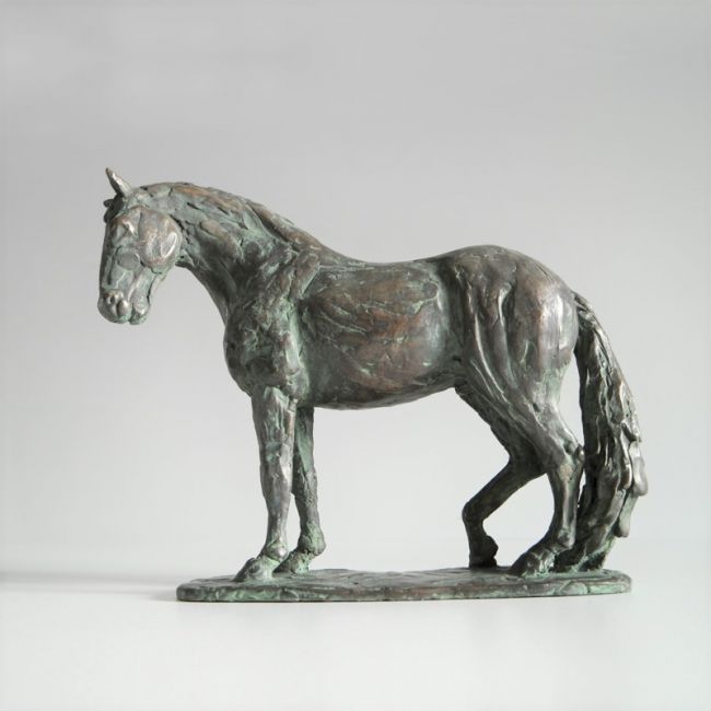 jeronimus van der leeden  paard casper  brons hoog  lang 30 cm. cm. 2795 00  1 3087