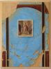 nr pompejaans blauw theseus  acryl op paneel  77x150 cm 3164