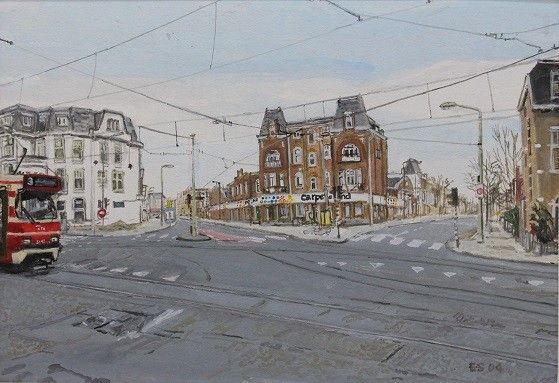 evert salis  fahrenheitstraat  laan van meerdervoort  den haag  gouache  x 40 3278