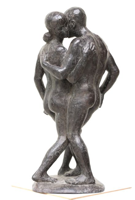 AMIRAN DJANASHVILI    Stel  brons x22x24 cm. 3000 00  1 3441
