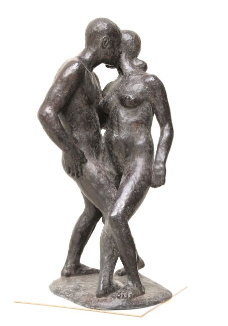 AMIRAN DJANASHVILI    Stel  brons x22x24 cm. 3000 00  5 3445