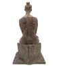 AMIRAN DJANASHVILI  Zittend met knotje  brons x20x23 cm. 2900 00  6 3486