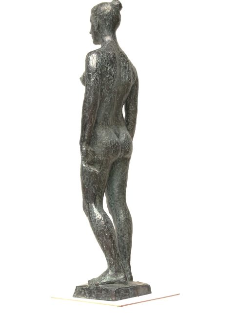 MIRAN DJANASHVILI  Staand naakt R  brons x22x12 cm. 4750 00  3 3468