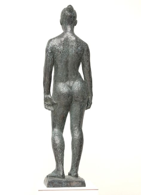 MIRAN DJANASHVILI  Staand naakt R  brons x22x12 cm. 4750 00  4 3469