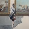 MARTIN KOOLE  Viewing Dutch landscape painting  acryl x120 cm  3200 euro 3791