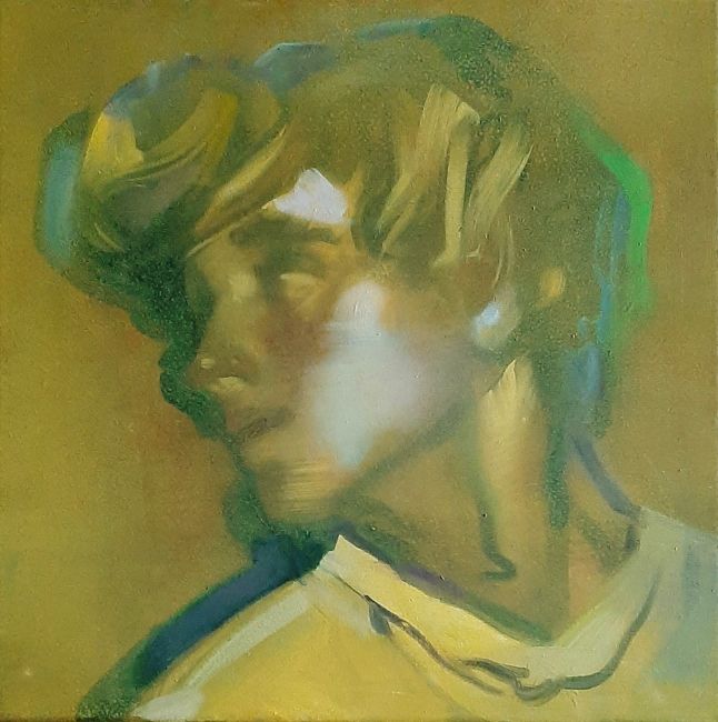 MARTIN KOOLE  Portrait of a boy x40 cm. acrylics on canvas  850 00 4796