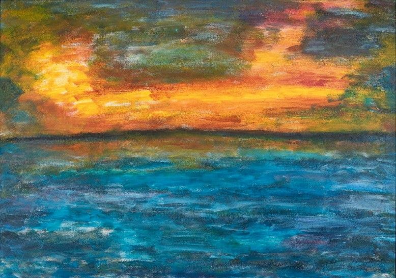 VINCENT FONTANE PENNOCK  Aan de avond  olieverf op doek x100 cm. 6000 005 5187