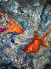 HANNEKE NATEROP  Miren  olieverf en acryl  x 43 cm. 327